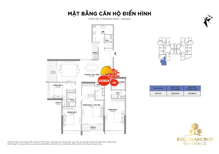 Căn hộ BRG Diamond Residence Hà Nội