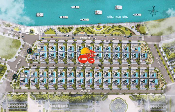 Khu biệt thự Jardin Villas Vạn Phúc City