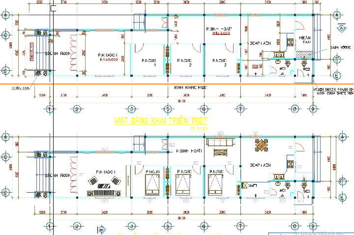 Mặt bằng công năng sử dụng mẫu nhà cấp 4 mái thái đẹp ở nông thôn