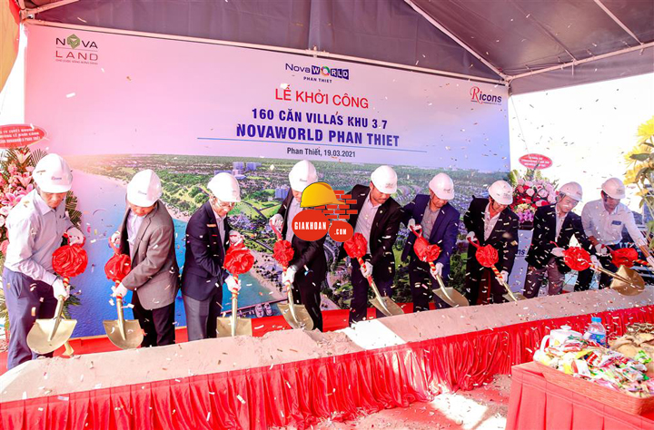 Ricons tổ chức lễ khởi công dự án Novaworld Phan Thiet của Tập đoàn Novaland 