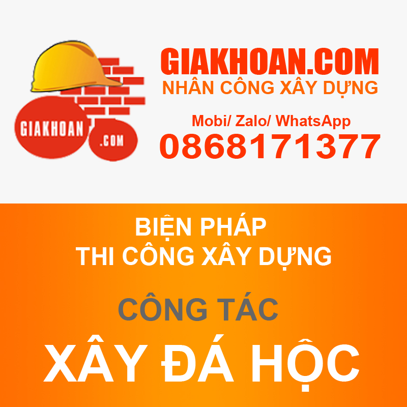 Biện pháp thi công xây đá hộc công trình xây dựng